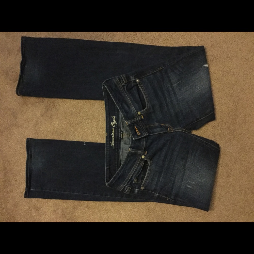 Slim bootcut dark wash American Eagle jeans
